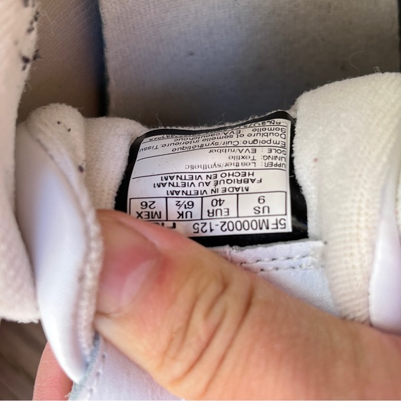 Fila shoes/sneakers leather upper,  size 9 - Picture 6 of 8